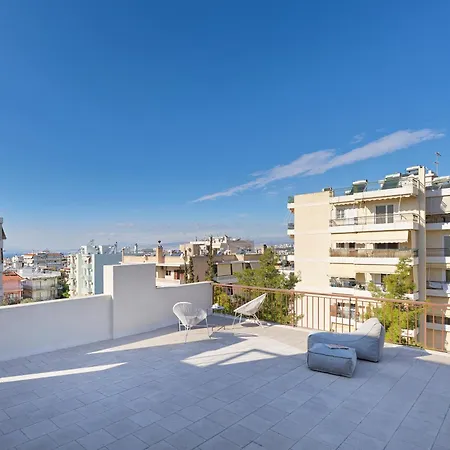 Penthouse & Near Glyfada - Free Parking