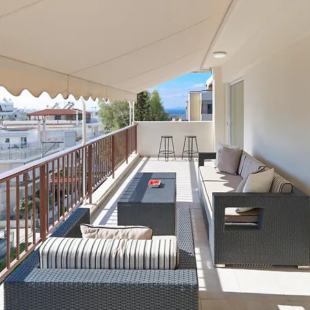 Penthouse & Near Glyfada - Free Parking Apartment *